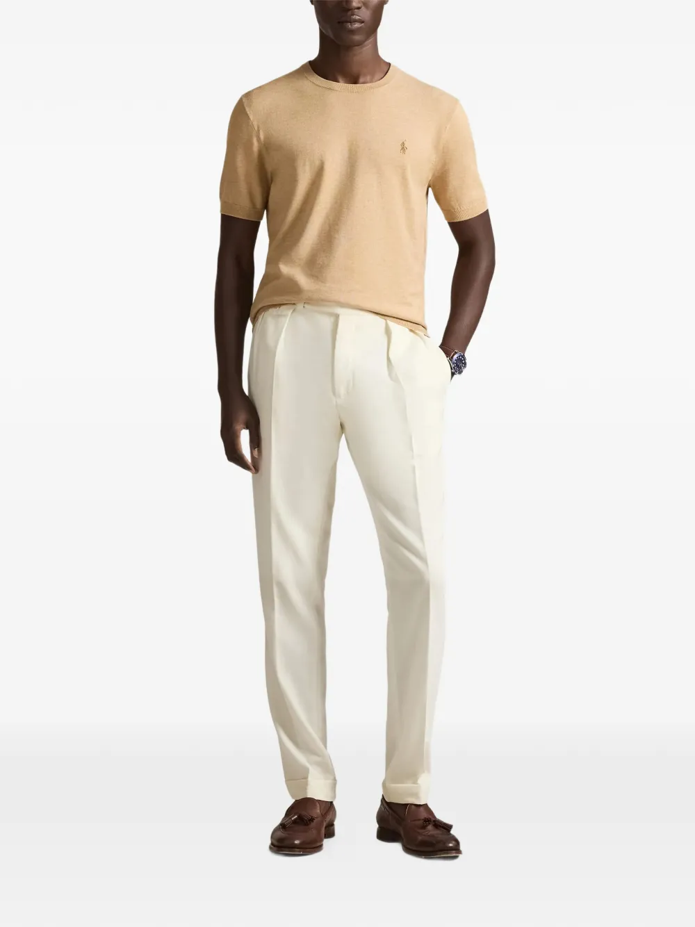 Polo Ralph Lauren Logo-embroidered T-shirt In Multi