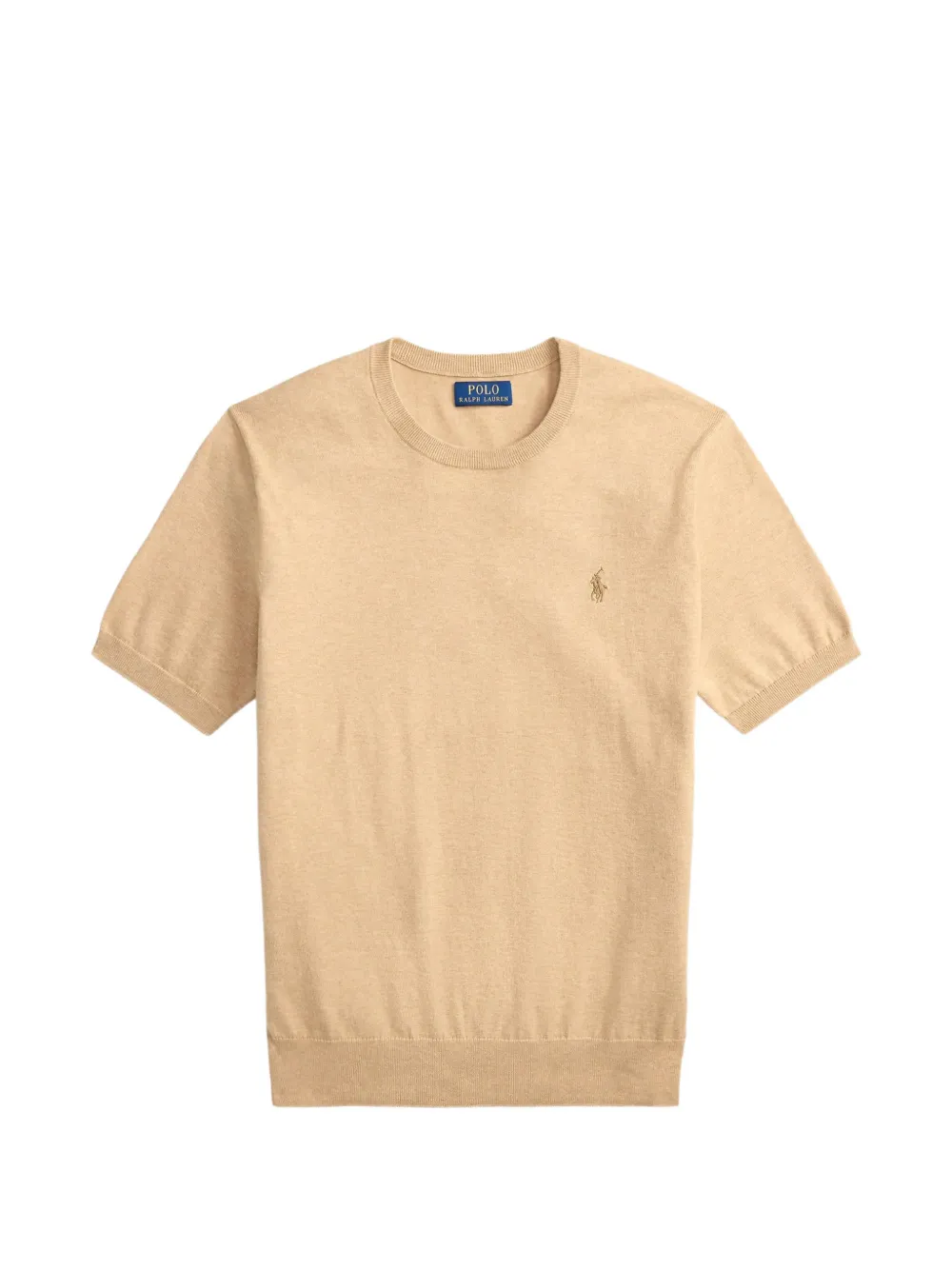 Polo Ralph Lauren logo-embroidered T-shirt - Nude