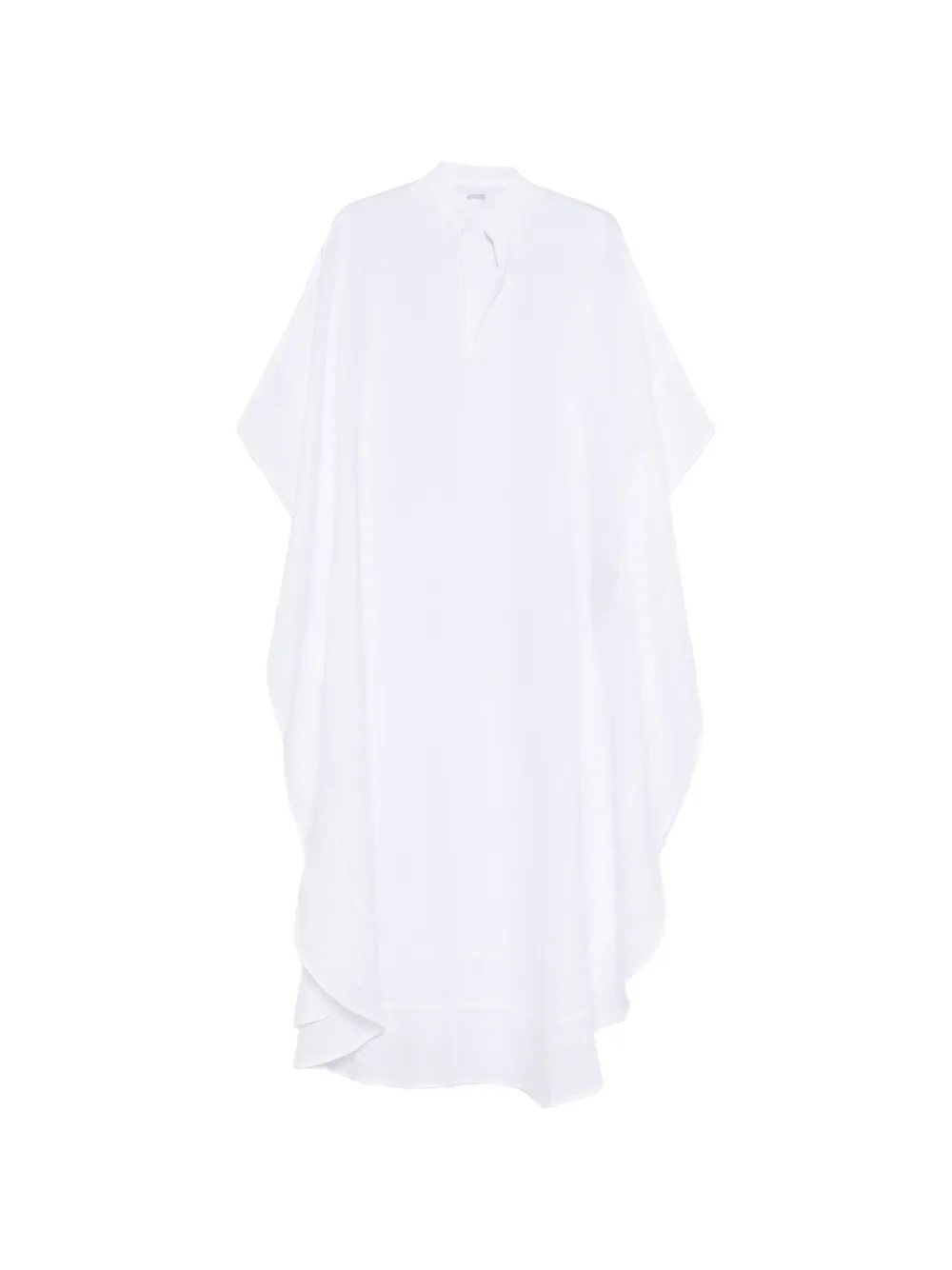 120% Lino V-neck top - Bianco