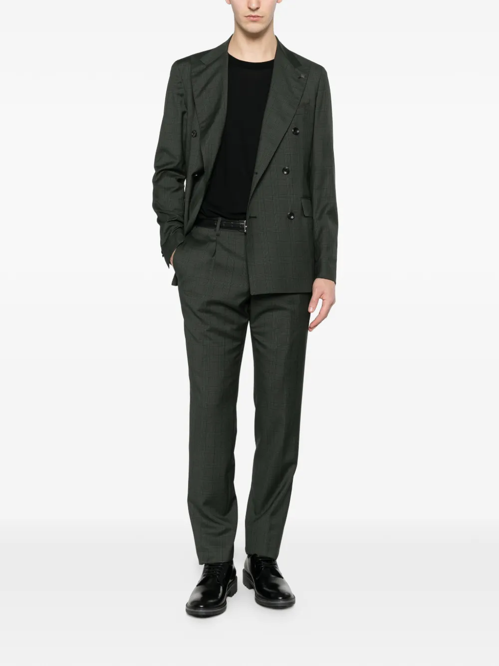 Tagliatore Josh T-shirt met korte mouwen Zwart
