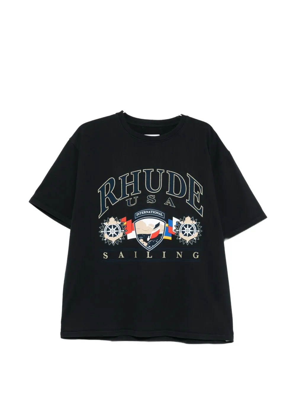 RHUDE graphic T-shirt - Nero