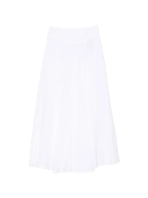 120% Lino A-line midi skirt