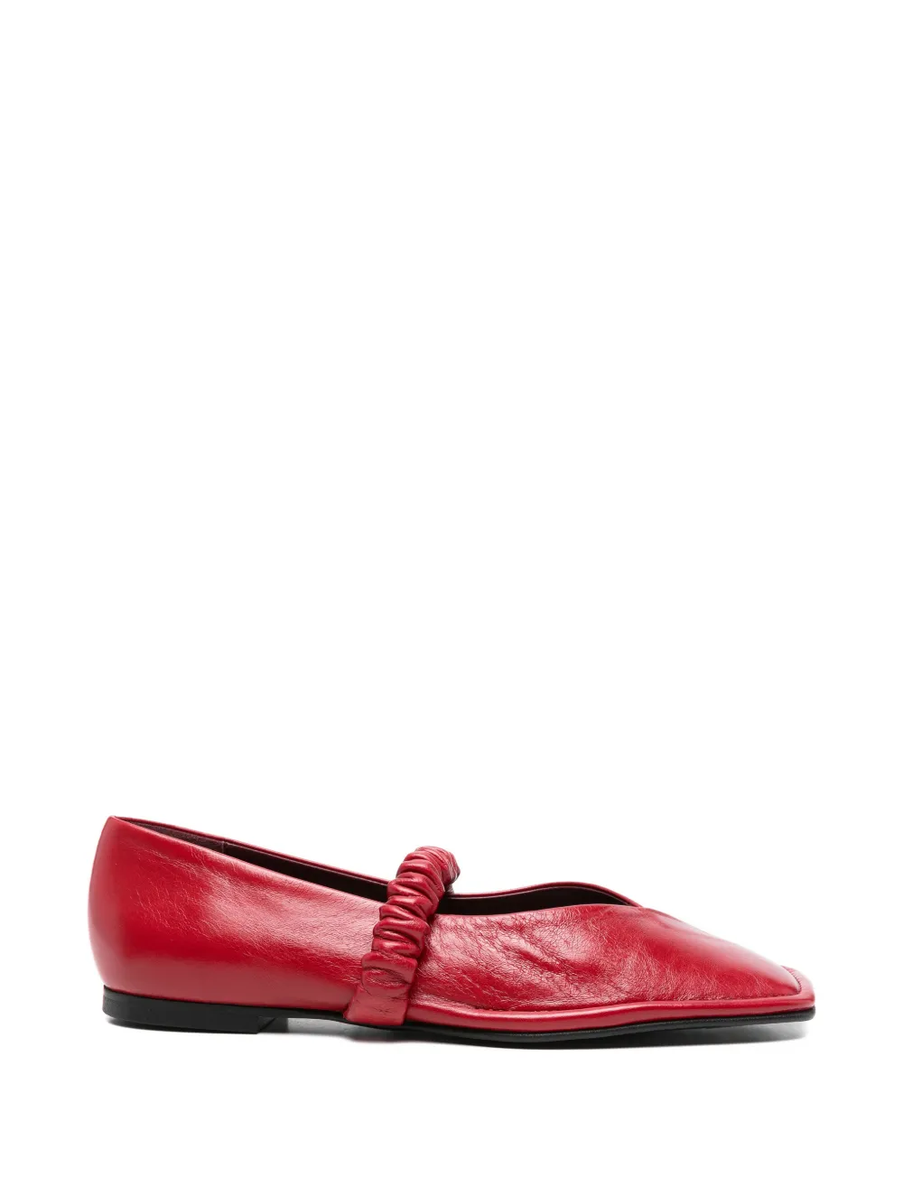 ALOHAS square-toe ballet flats - Rosso