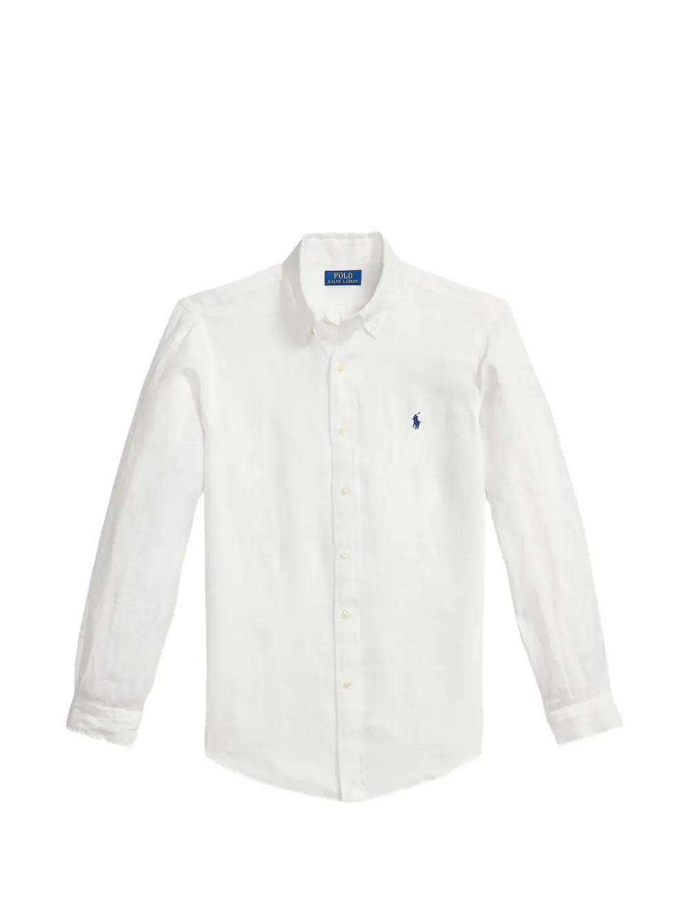 Polo Ralph Lauren logo-embroidered button-down shirt - Weiß