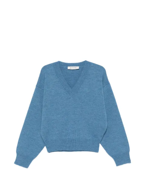 Róhe V-neck long-sleeve sweater