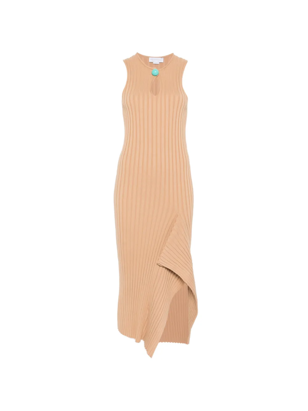 Stella McCartney asymmetric ribbed vest - Toni neutri