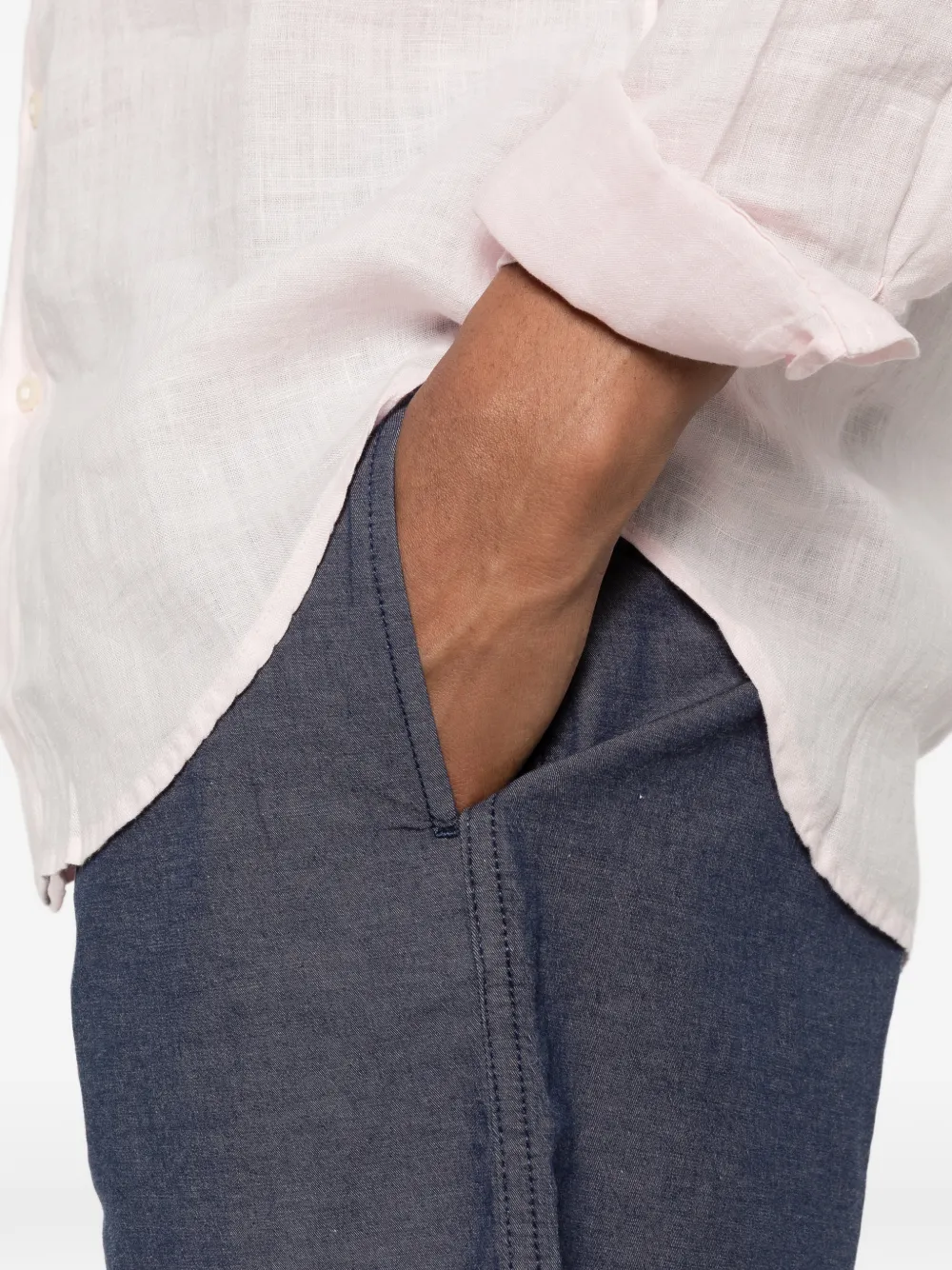 Woolrich Shorts met trekkoord Blauw