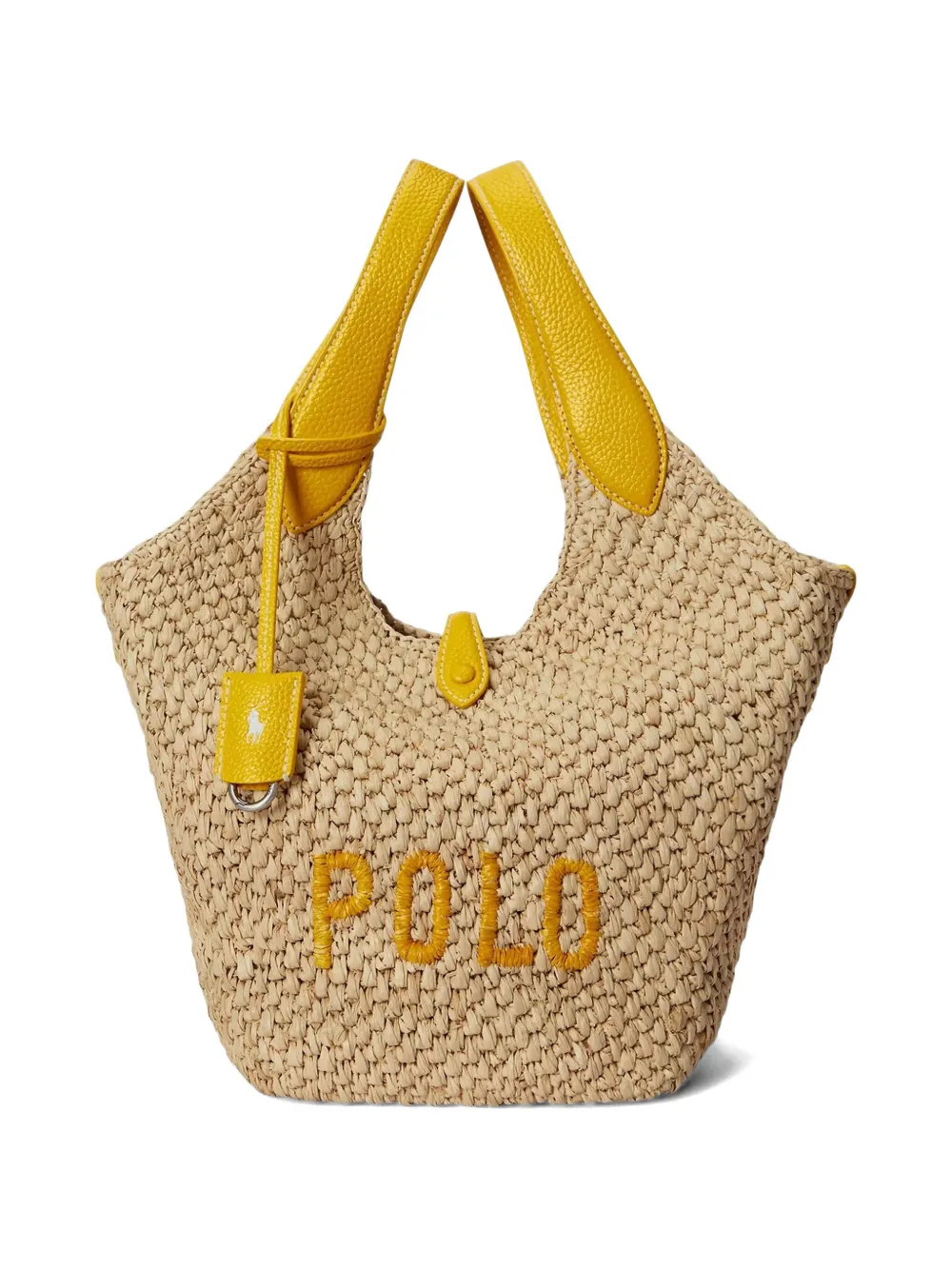 Polo Ralph Lauren embroidered-logo bucket bag - Toni neutri