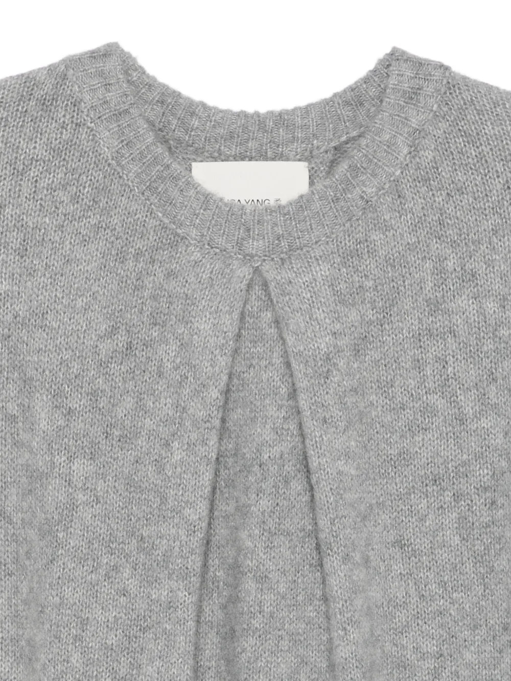  Lisa Yang Annelie Pleated Sweater - Grey 