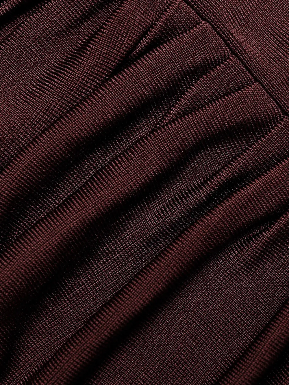 Self-portrait Draped Maxi Dress In Burgundy