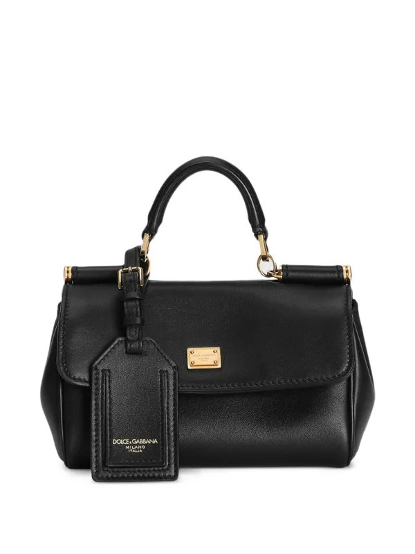 Dolce & Gabbana マイシシリー ショルダーバッグ ミニ | ブラック