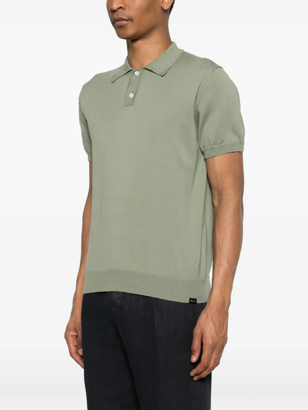  Woolrich Polo Con Botones - Verde 