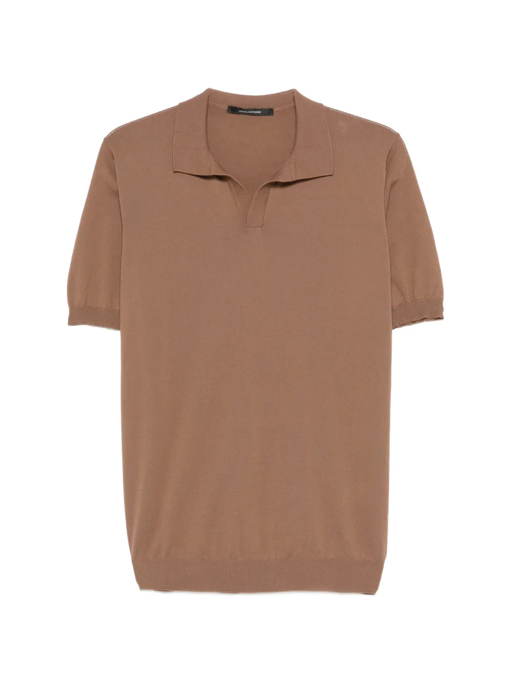Tagliatore Keith collared T-shirt - Marrone