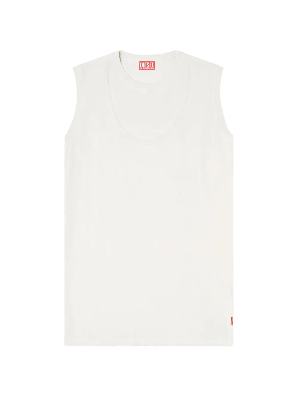 Diesel D-Emb sleeveless mini dress - Weiß