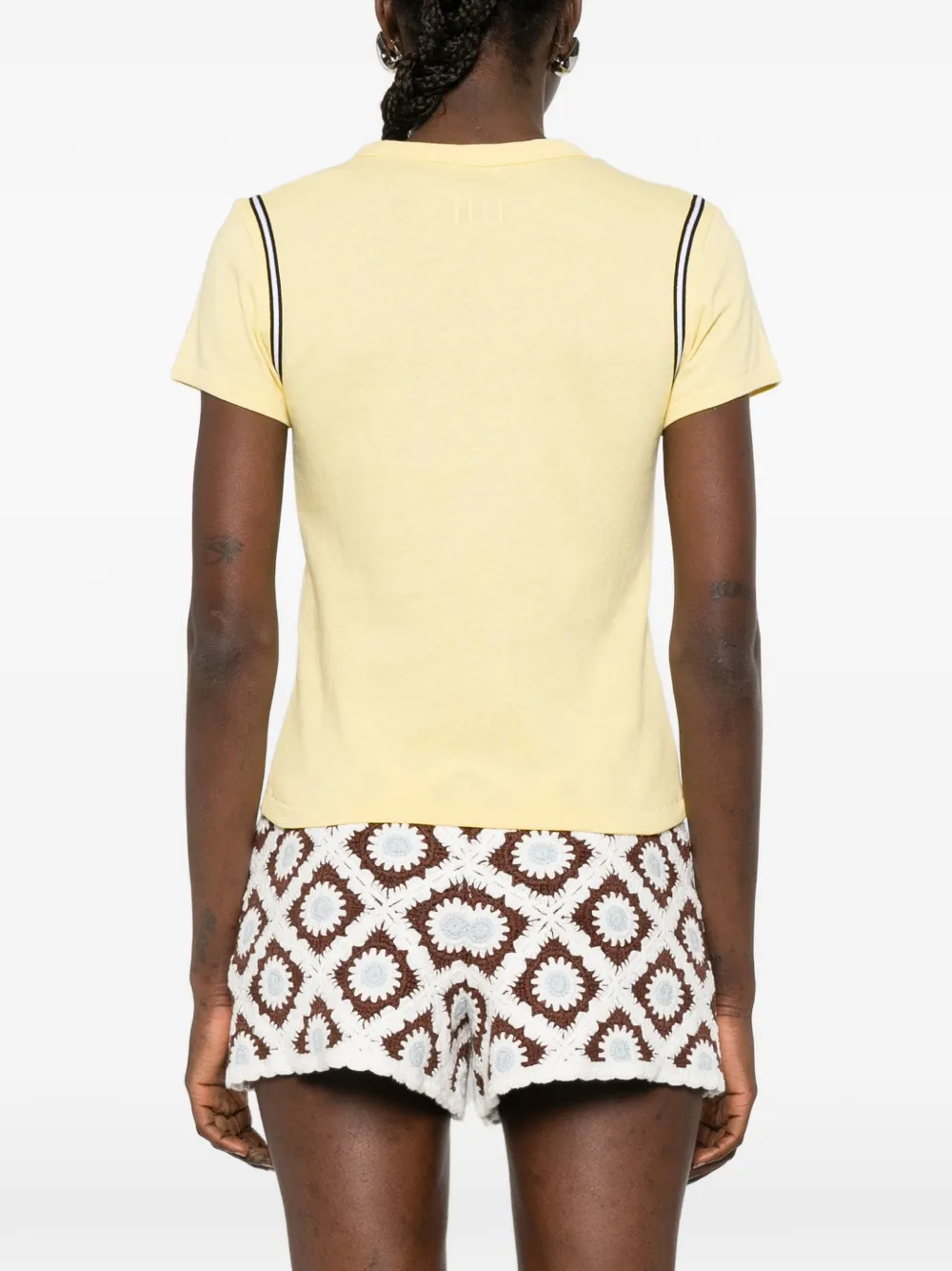 Kenzo T-shirt met logopatch Geel
