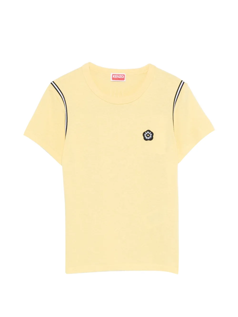 Kenzo logo-appliqué T-shirt - Giallo