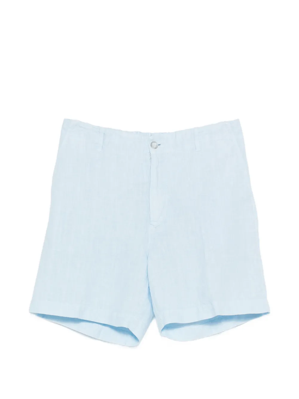 120% Lino linen shorts - Blu
