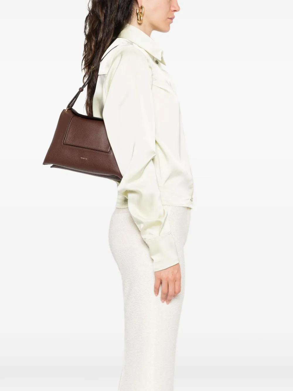  Wandler Leather Shoulder Bag - Brown 