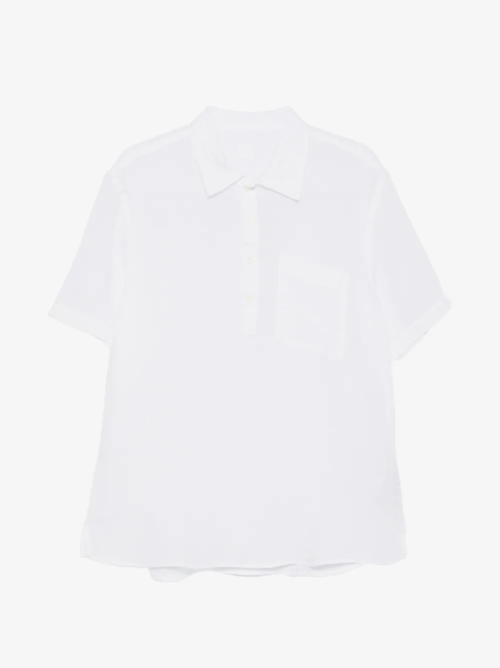 120% Lino pocket polo T-shirt | White | Image 1