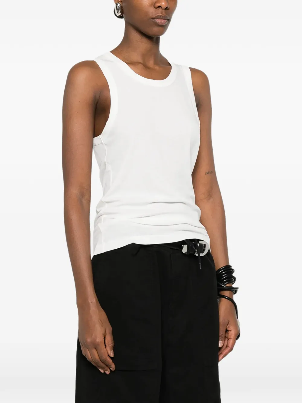  Entire Studios Round-neck Tank Top - White 