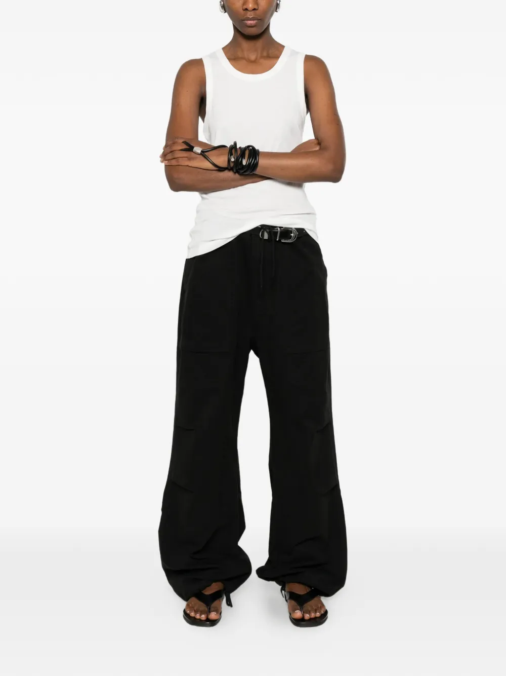 ENTIRE STUDIOS 라운드 넥 탱크 탑 | 민소매 & 탱크 탑