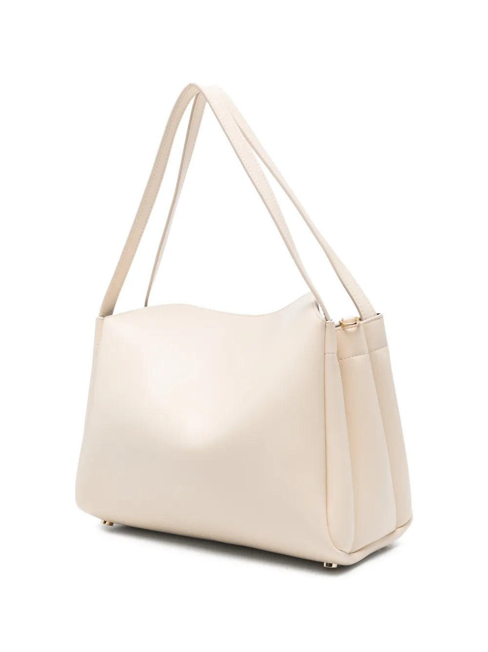 Themoirè Shopper met handvat Beige