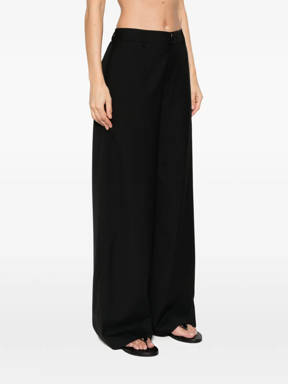 PT Torino Broek met elastische tailleband Zwart