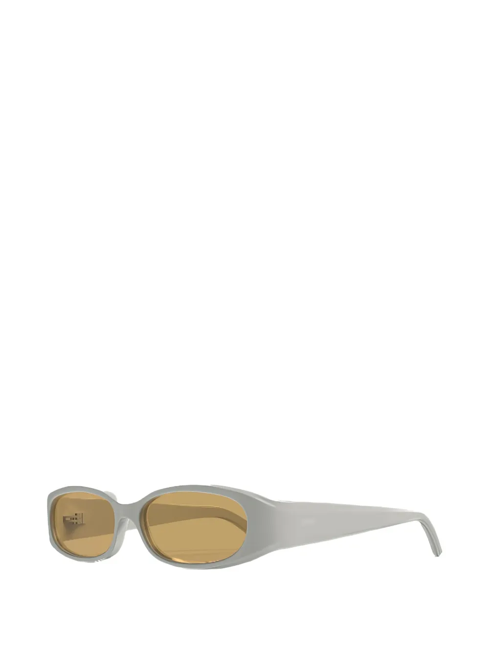  Rotate Birger Christensen Rectangular Oval-frame Sunglasses - White 