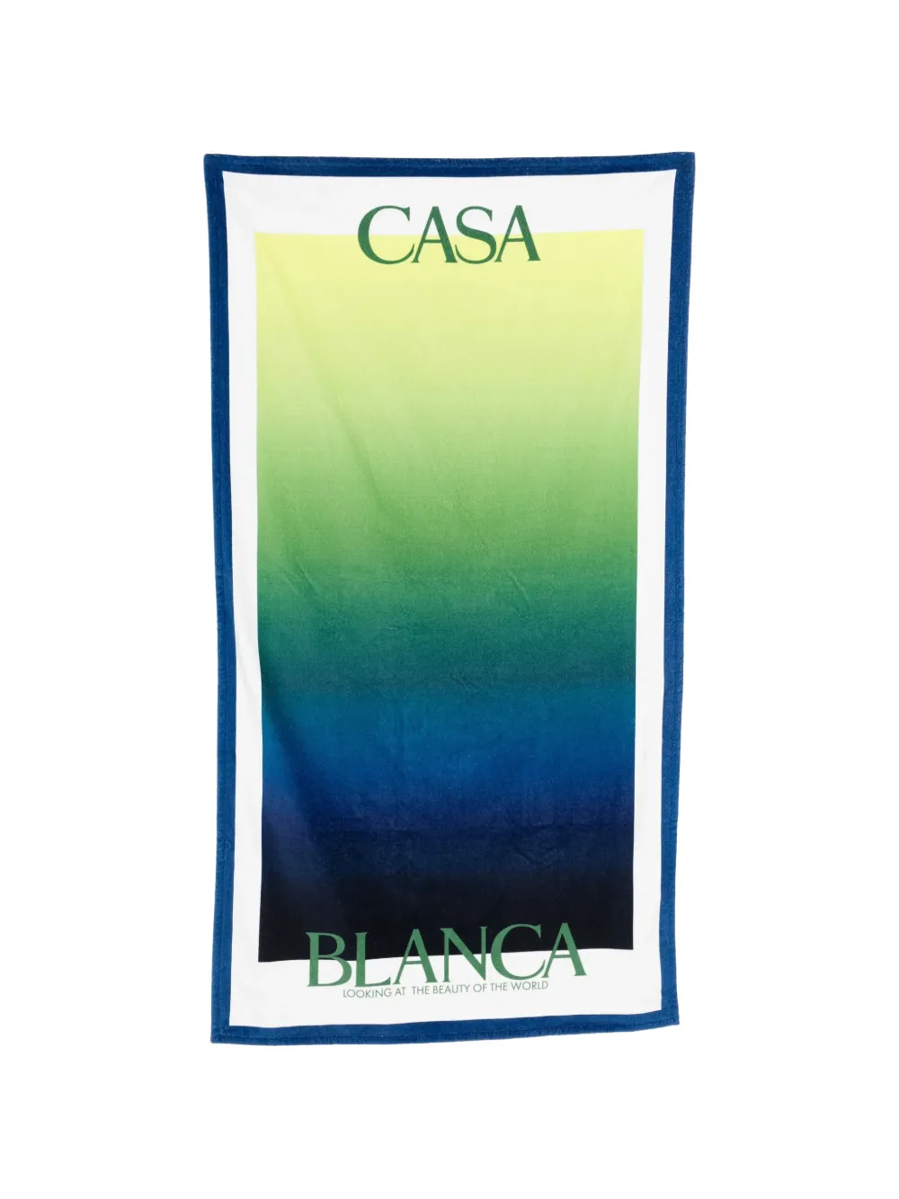 Casablanca ombre border travel accessory - Verde
