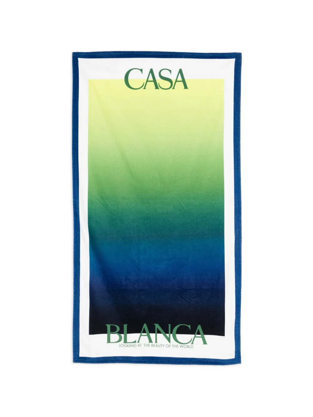 Casablanca ombre border travel accessory - Grün