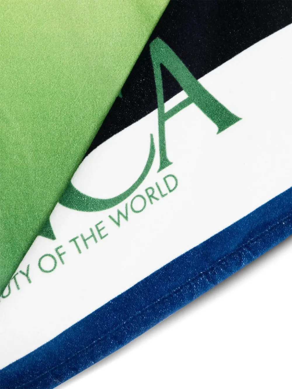 Casablanca Strandlaken met logodetail Groen