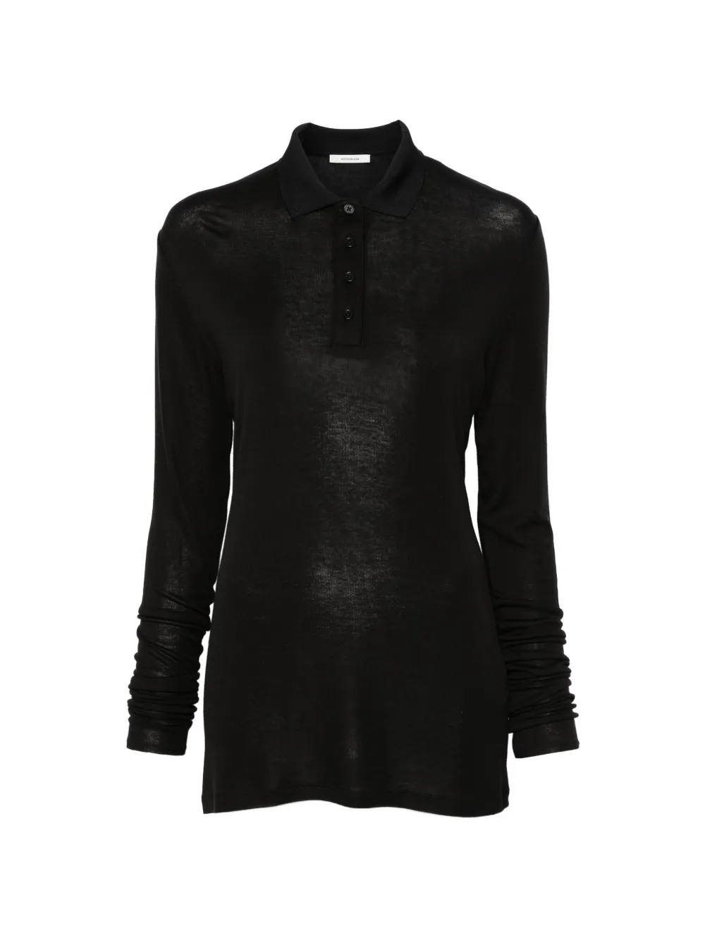 ENTIRE STUDIOS buttoned polo shirt - Schwarz