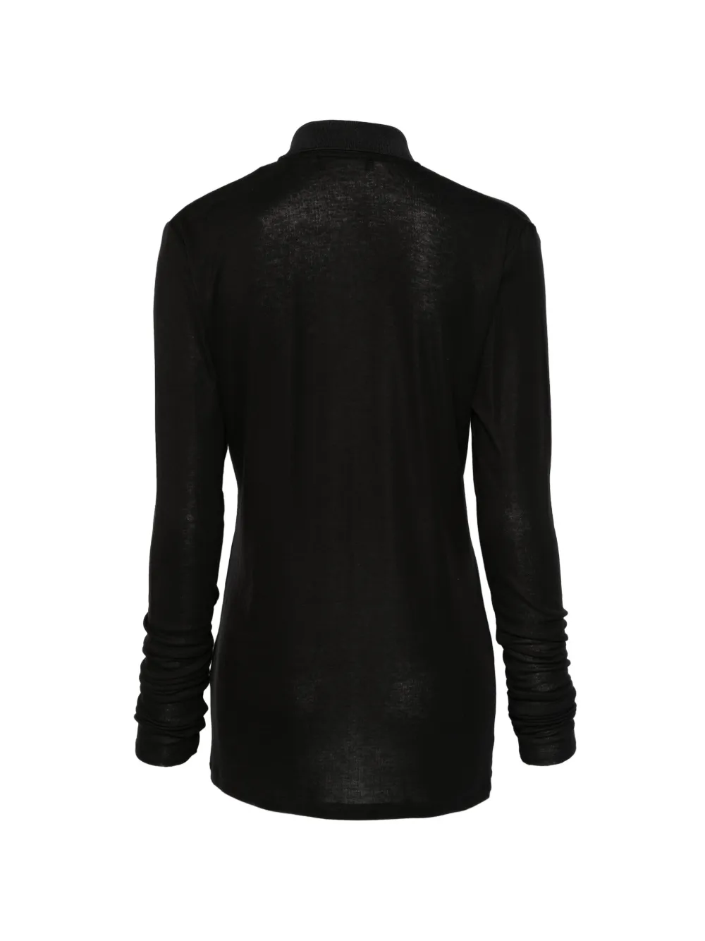  Entire Studios Buttoned Polo Shirt - Black 