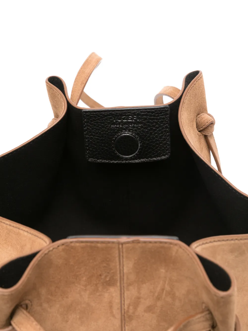 Yuzefi Mochi schoudertas met geknoopt detail Bruin
