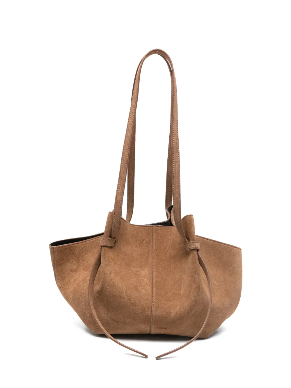 Yuzefi Mochi knot-detail shoulder bag - Marrone