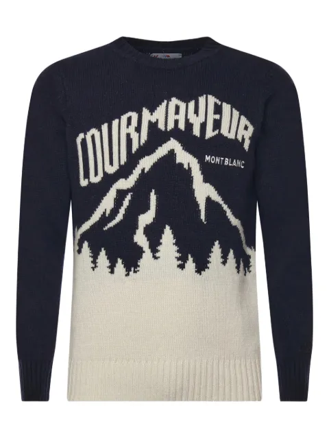 MC2 Saint Barth logo-graphic sweater