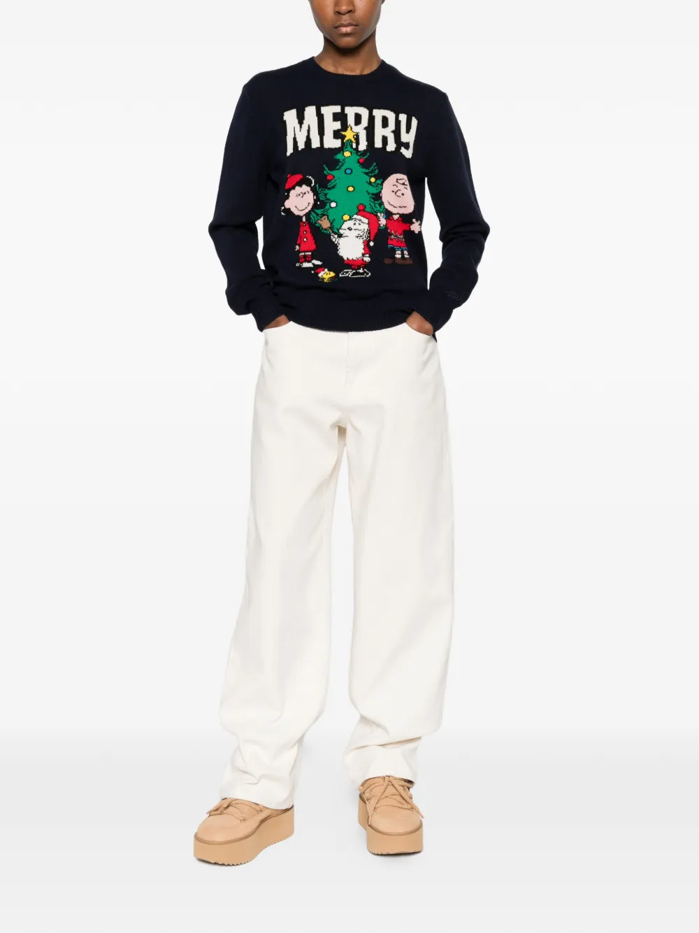 MC2 Saint Barth Heron christmas-graphic sweater | Knitted Sweaters | Image 2