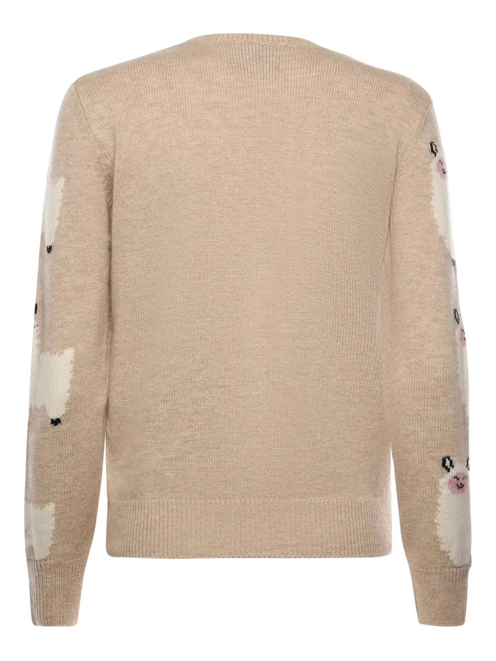 Mc2 Saint Barth Llama-pattern Sweater In Neutral