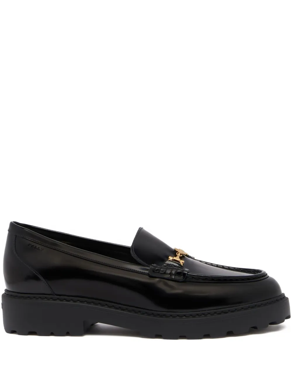 Bally Gusto horsebit loafers met chunky zool Zwart
