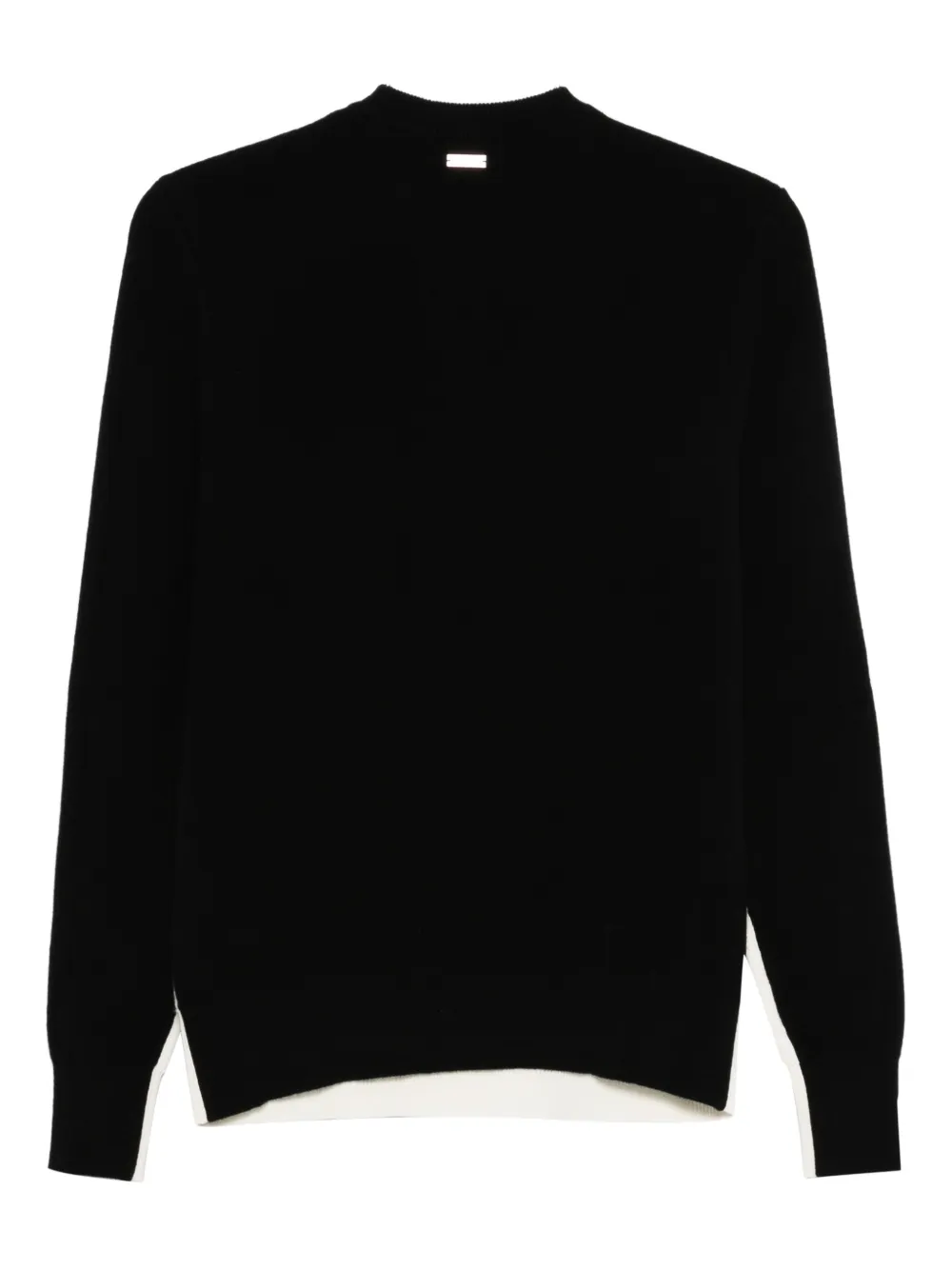 Ferragamo Crew-neck Long-sleeve Sweater In Neutral