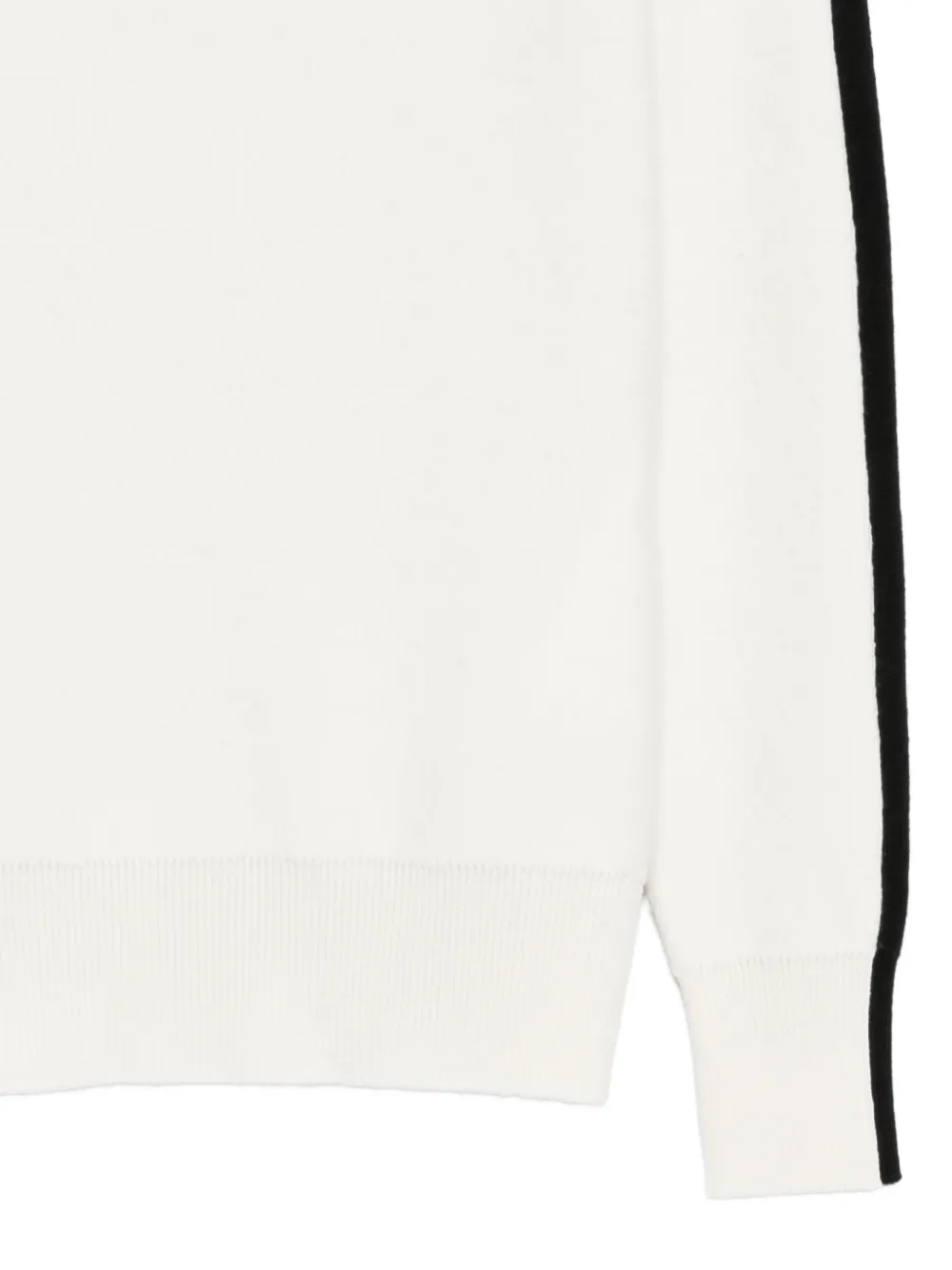 Ferragamo Crew-neck Long-sleeve Sweater In Neutral