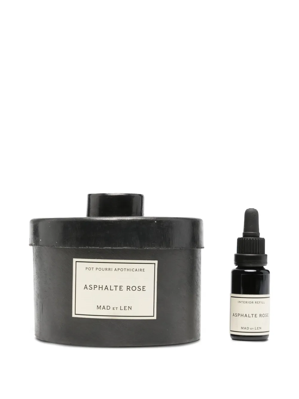 MAD et LEN Asphalte Rose totem pot pourri (12ml) | noir | Image 1