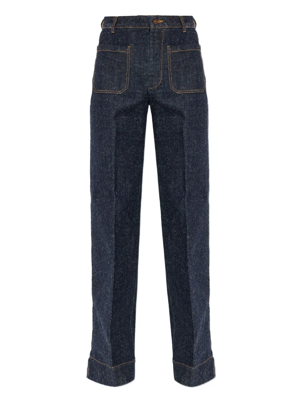Victoria Beckham patch-pocket jeans - ブルー