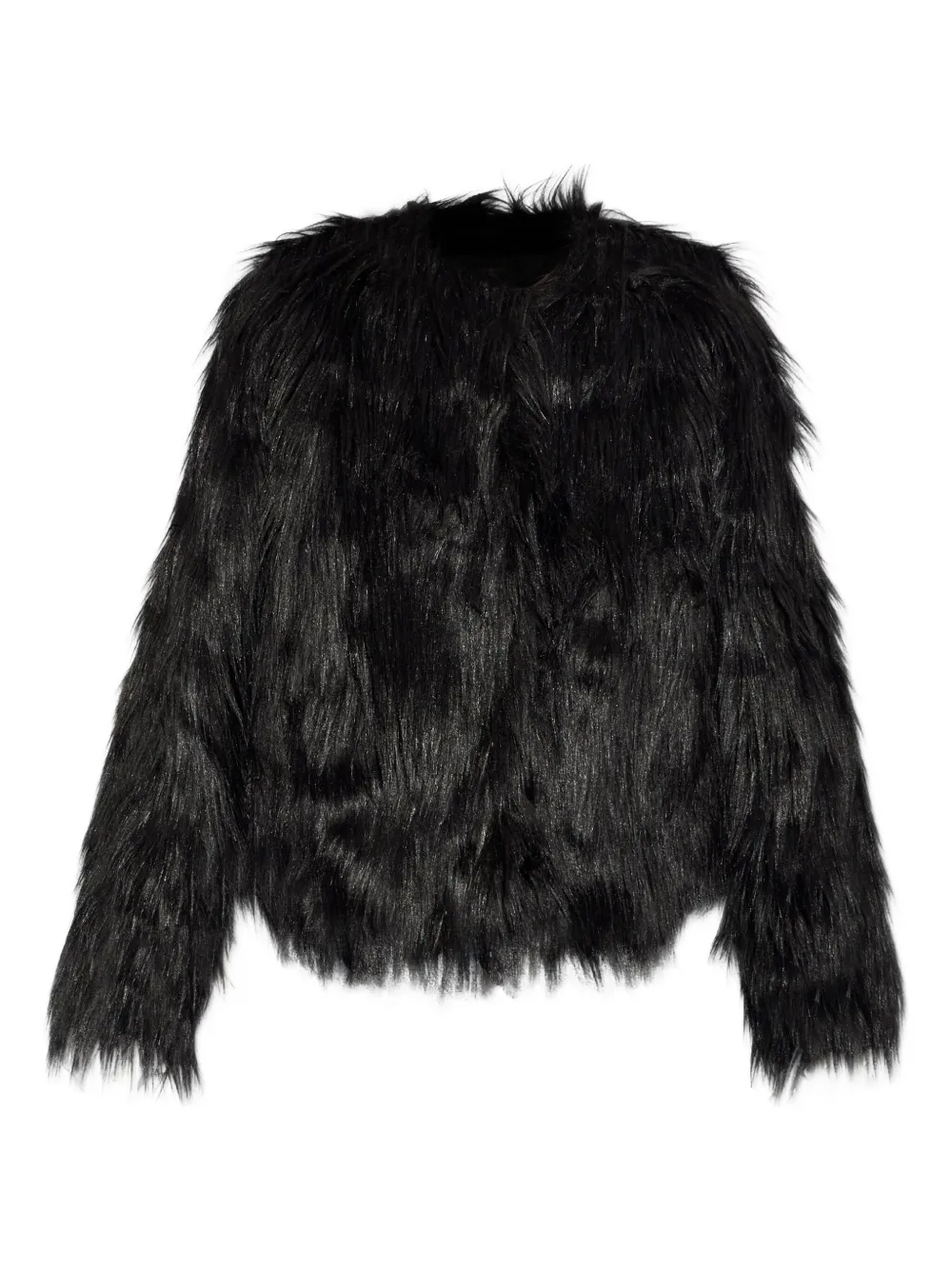 STAND STUDIO Eilish faux-fur jacket - ブラック STAND STUDIO Eilish faux-fur jacket - ブラック