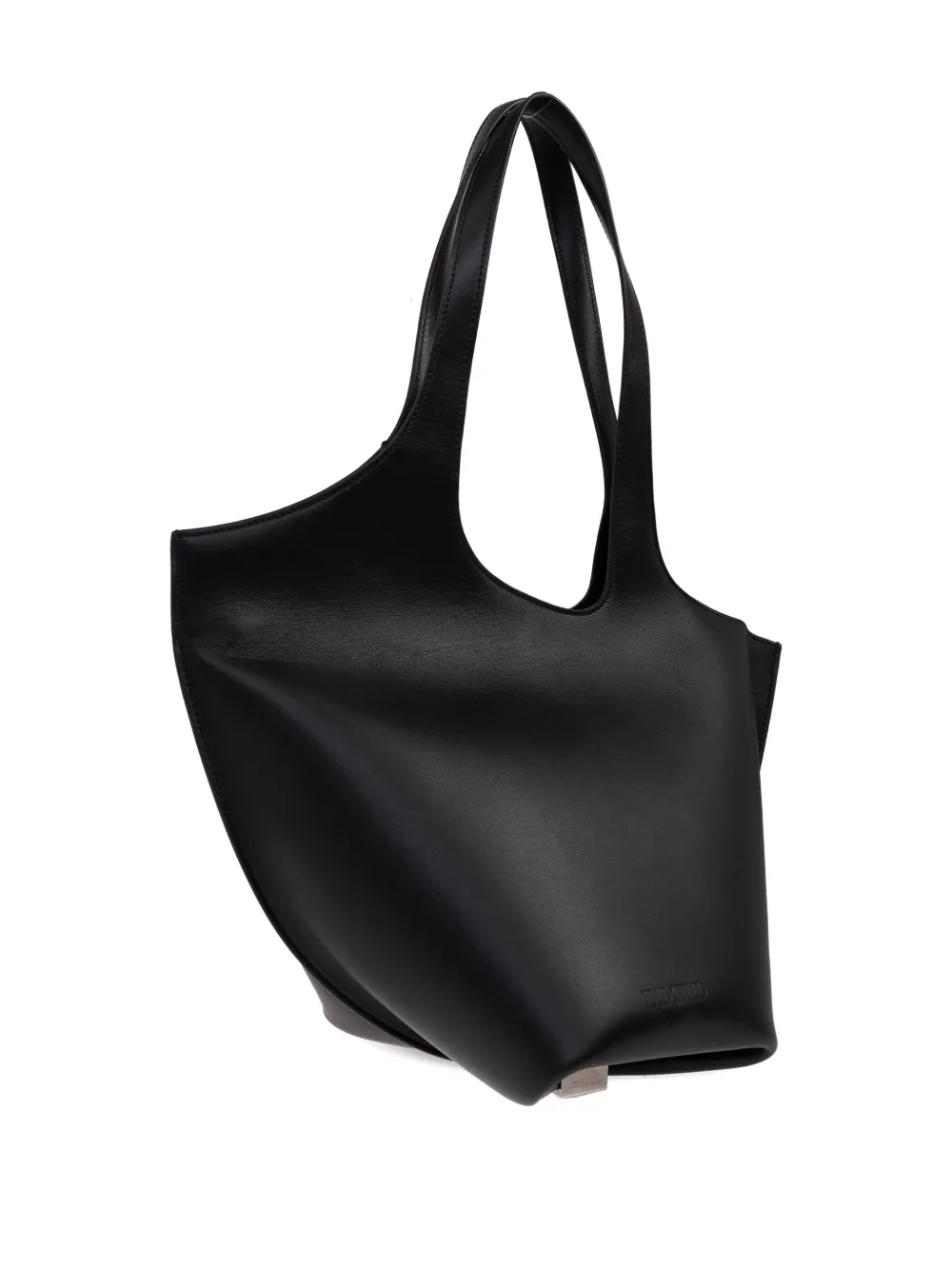 Attico Medium La Scoop Tote Bag In Black