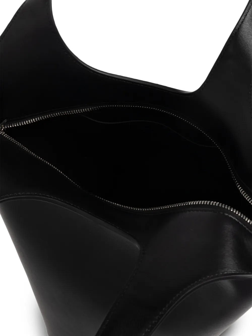 The Attico Medium La Scoop shopper Zwart