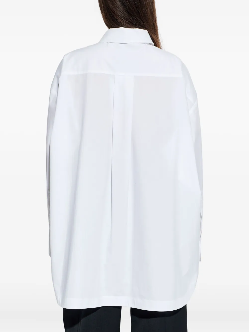 Attico Diana Shirt In Gray