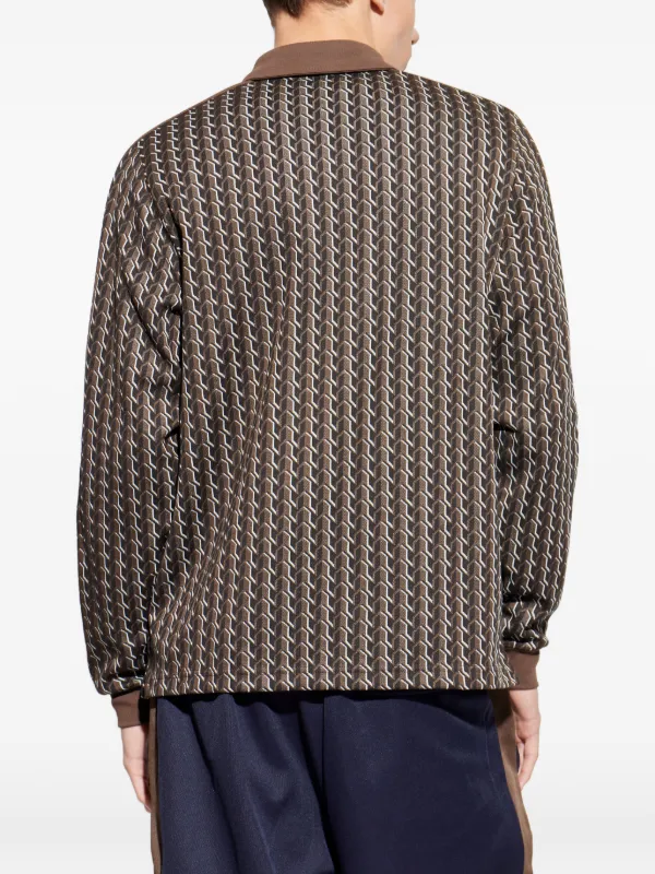 PUMA x JJJJound Patterned Polo Shirt | Brown | FARFETCH ZA