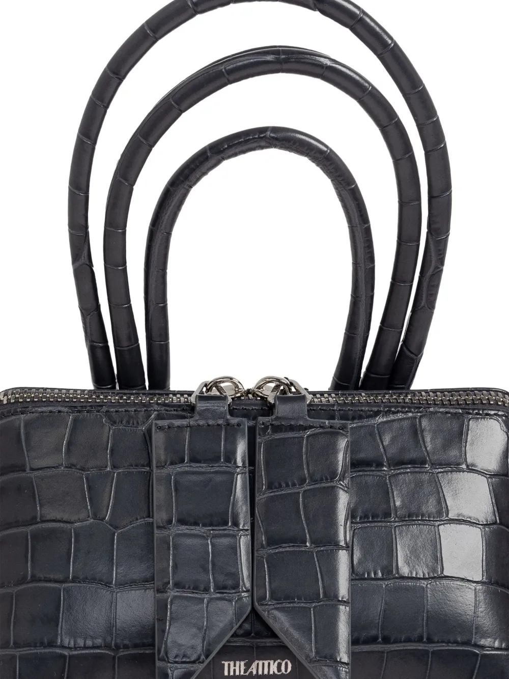 Attico Mini Friday Tote Bag In Black