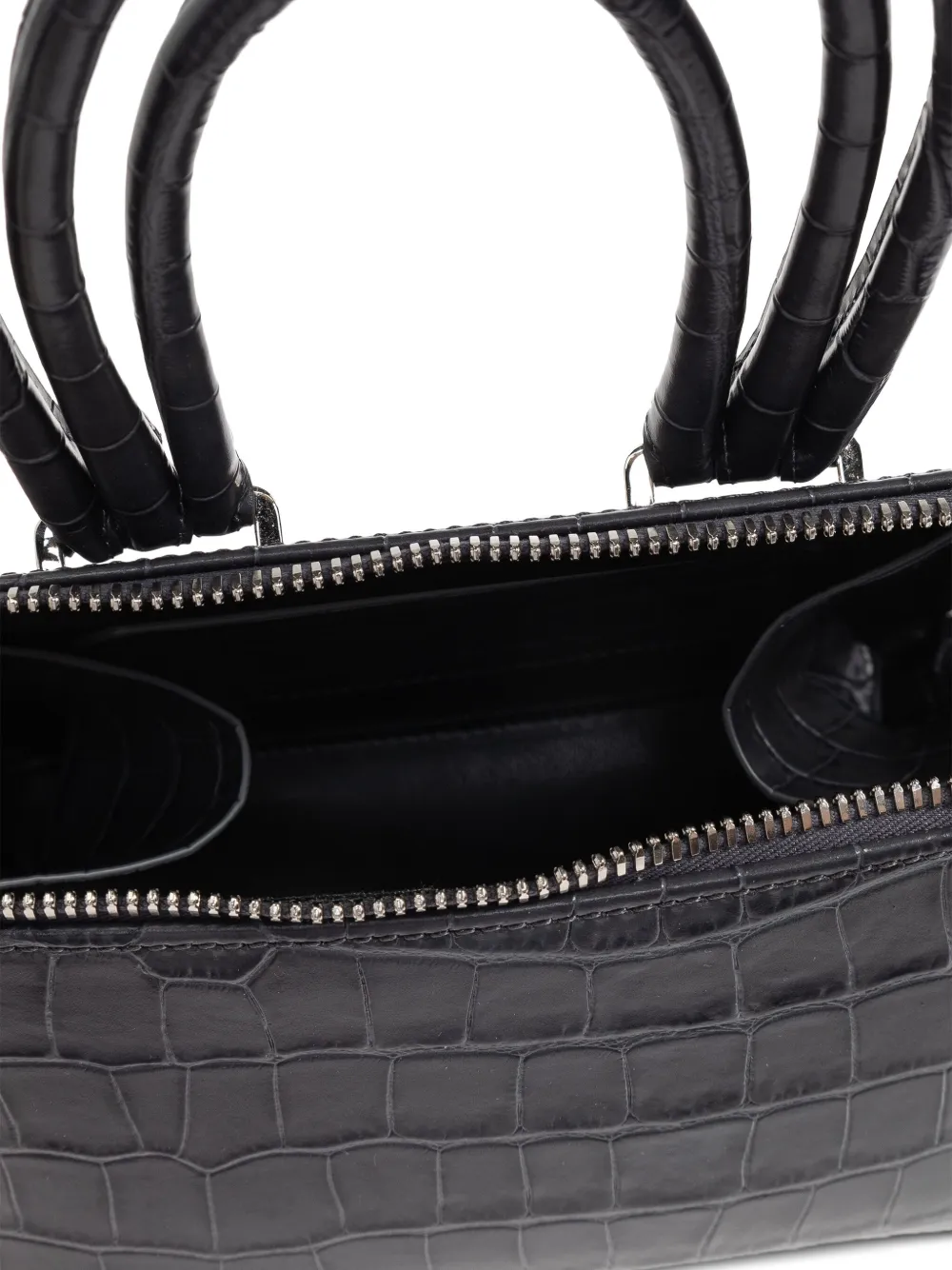 The Attico Friday leren shopper Grijs